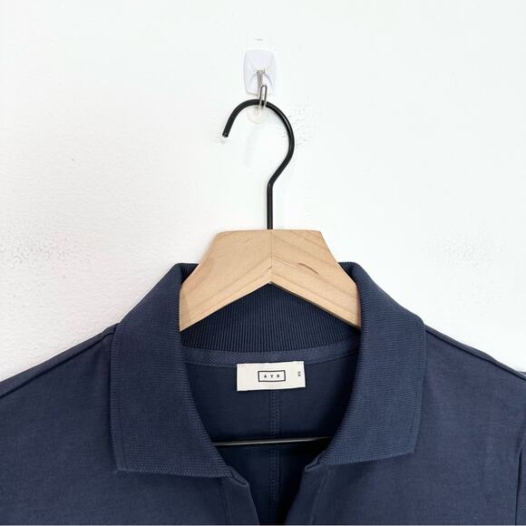 AYR The Scout Dress in Seashell Collared NEW Navy Preppy size XS - Picture 5 of 8